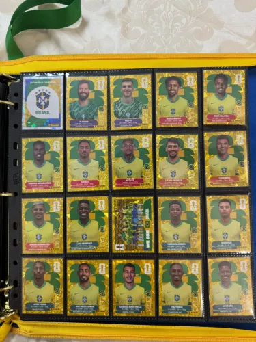 Seleção brasileira Gold Crumple completa - Copa 2026