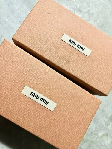 Caixa Para Embalagem Miu Miu original