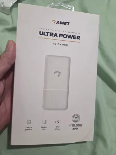 Bateria portátil ultra power para Android e iPhone!