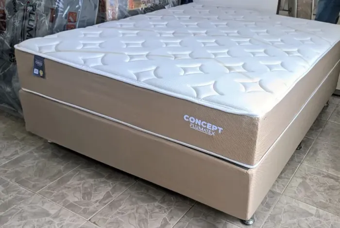 Cama casal de molas ensacadas individualmente