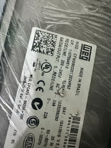 Inversor Weg 7,5cv 220v 