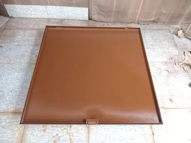 Tampa para casa de máquinas 1,1m x 1,1m para colocar piso