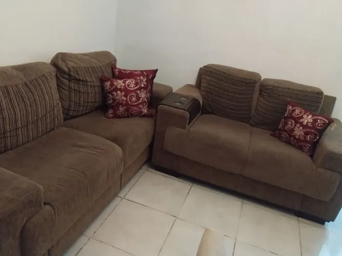 Sofá veludo 02 e 03  lugares