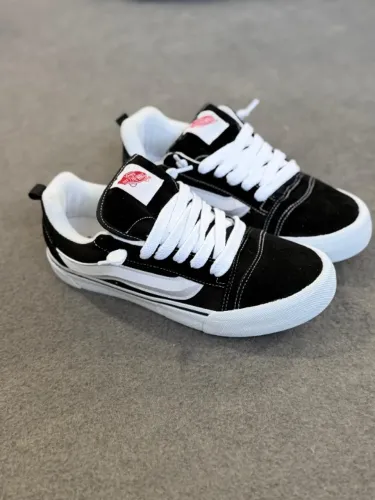 Tênis Vans Knu Skool Black White Premium Unissex
