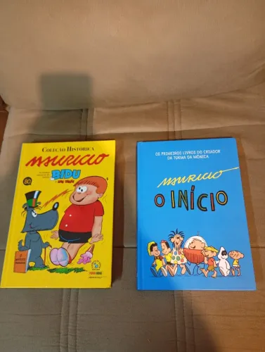 Hqs Coleção Histórica Maurício Vida e Zaz Traz , O Início...2 volumes novos