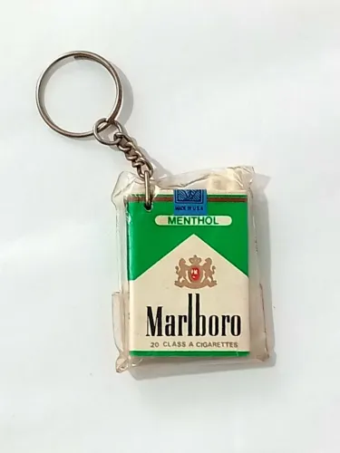 Chaveiro Antigo Importado Marlboro Mentol Anos 80 | Lacrado Original - Bifacial