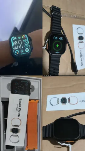relógio smartwatch 10 Ultra plus tela Almoled 2026 preto
