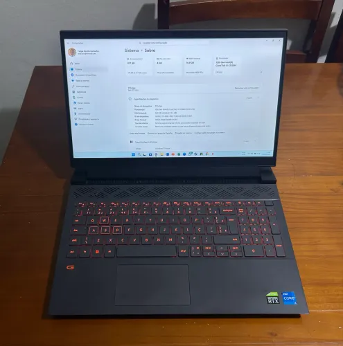 Notebook Dell G15 5520 8GB