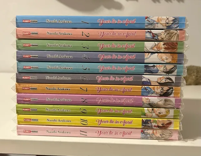 Coleção Mangá Your Lie In April Completo Reimpressão
