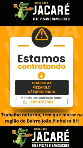 Oportunidade de trabalho