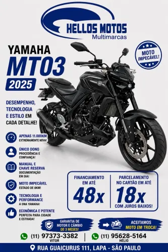 Yamaha MT-03 300 cc 