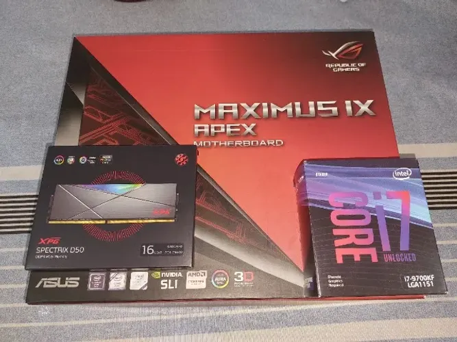 Kit Placa mãe, processador, memória