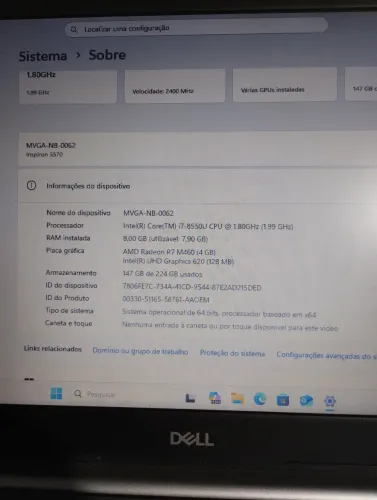 Notebook Dell