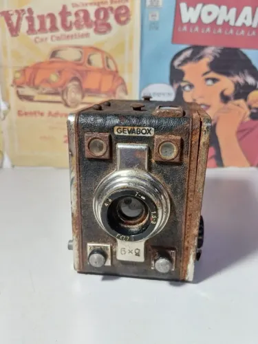 câmera fotográfica Gevaert Gevabox 6x9, retirar peças ou decorar ambientes 