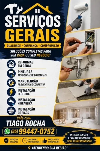 Manutenção e instalação e reformas e pequenos reparos 