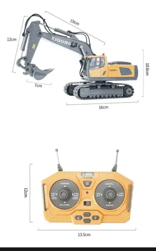 Retroescavadeira de controle remoto - seminova