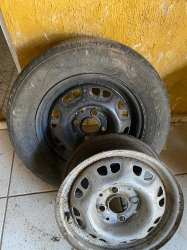 PAR DE RODAS DE FERRO ARO 13