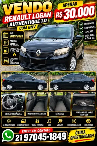 Renault Logan Authentique Flex 1.0 12V 4P 2020
