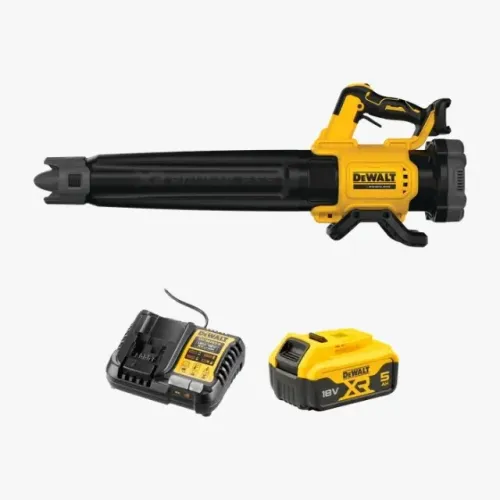 Soprador de Folhas DeWalt 20V MAX XR Brushless + Bateria 5Ah + Carregador Bivolt
