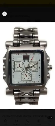 Relógio Oakley minute machine, estilo e elegância para qualquer ocasião.