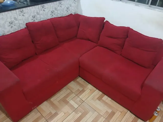 Vendo sofá de canto 5 lugares