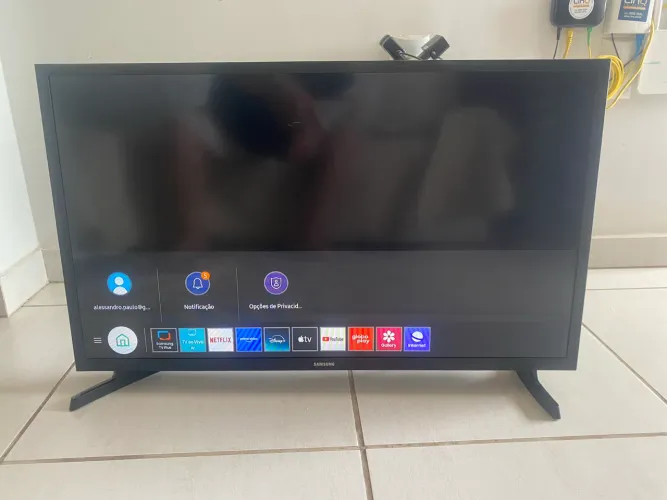 Tv led 32 polegadas Samsung Tizen Smartv entrega