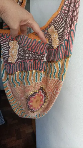 Bolsa de tecido indiana
