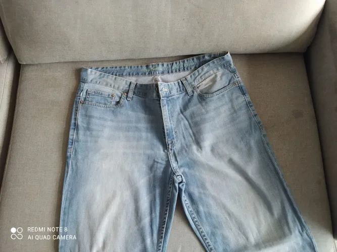 Calça masculina Calvin Klein reta no46