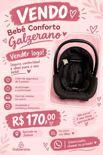 Bebê conforto Galzerano 