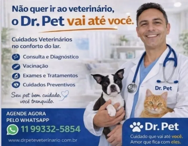 Veterinário a domicílio 