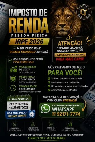 Serviços de assessoria empresarial e tributária.