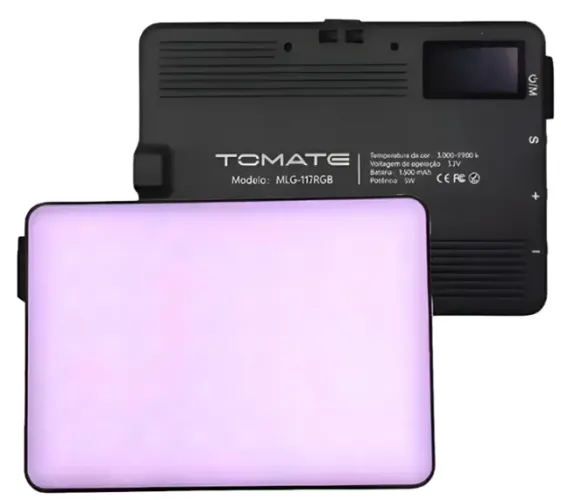 Tomate Mlg-117rgb Iluminação Luz De Preenchimento Led Rgb 5w