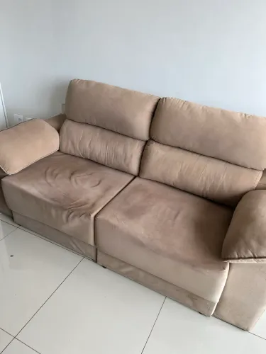 Sofá retrátil 2 M Usado 2 lugares