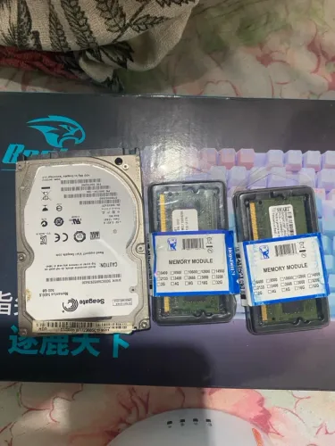 Kit memoria ram + HD de 500gb