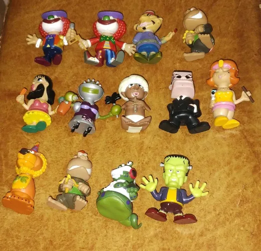 Bonecos coleção Recreio anos 90