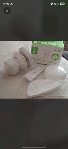 Lâmpada Ventilador de Teto com Controle Remoto LED 60W (37cm)