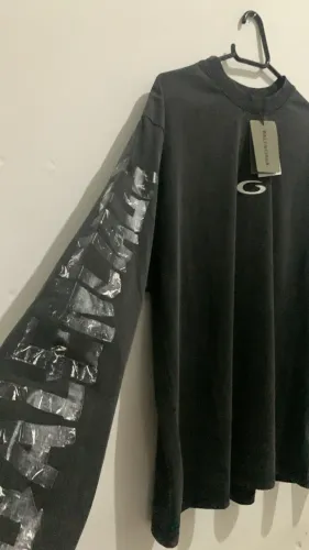 Camisa Balenciaga Manga Comprida Nova