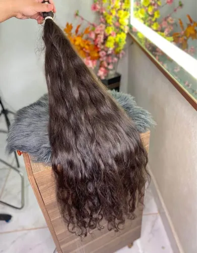Cabelo para megahair virgem.