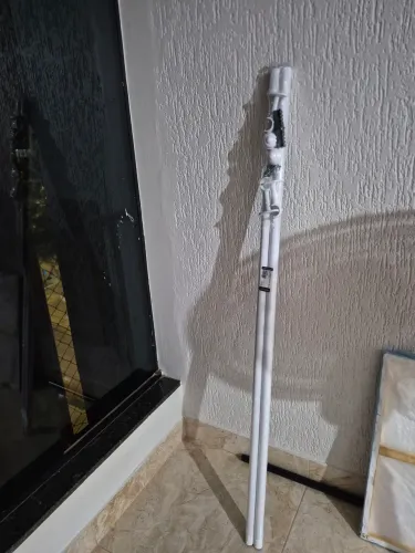 Varão de cortina branco alumínio 3 metros