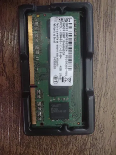 Memória RAM SMART 4GB DDR3L 1600MHz PC3L-12800S para notebook - funcionando