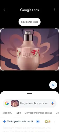 Perfume Una blush e Amburana usados pouquíssimas vezes