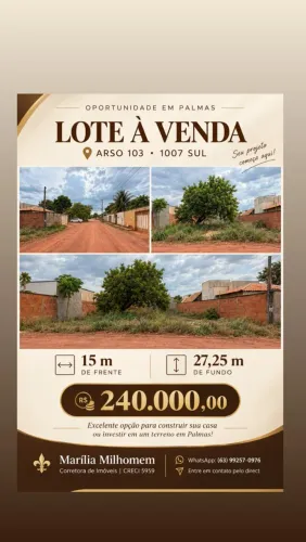 LOTE A VENDA/ ARSO 103