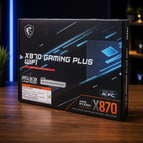 Placa Mãe MSI X870E Gaming Plus Wi-Fi AMD Soquete AM5