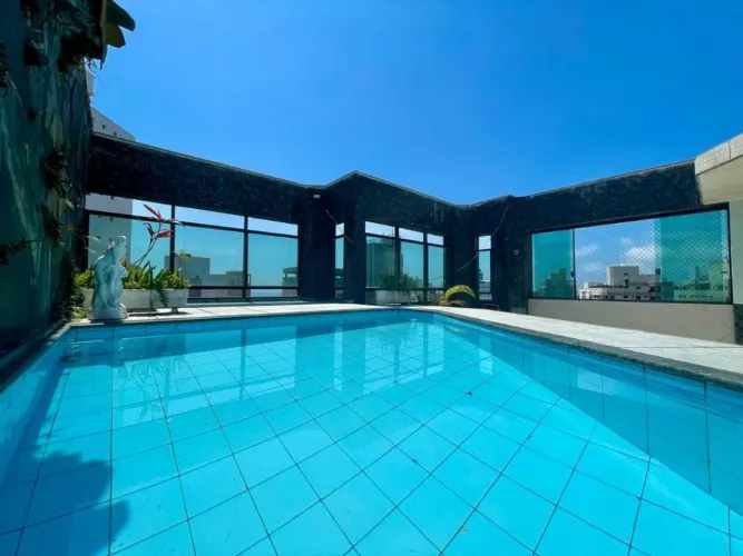 Cobertura com 4 quartos (3 suítes), 1 vaga e lazer à venda em Jardim Astúrias, Guarujá