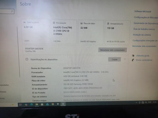 Vendo computador