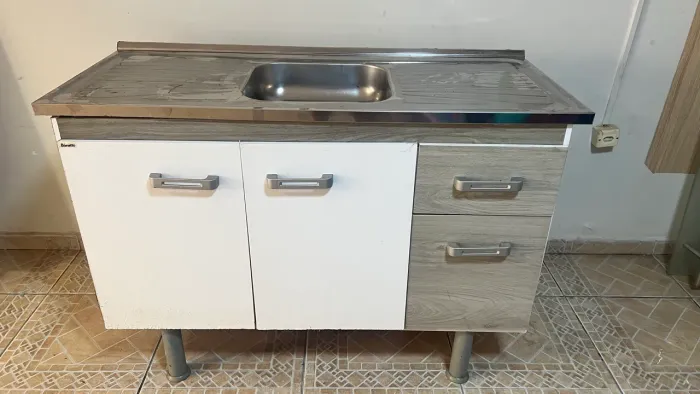 Gabinete de cozinha com pia 1,20 MT