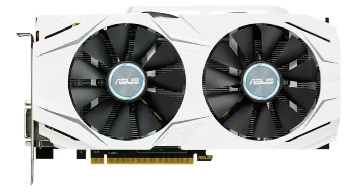 Placa de Vídeo ASUS GeForce GTX 1060 6GB (Branca) - Testada e Funcional