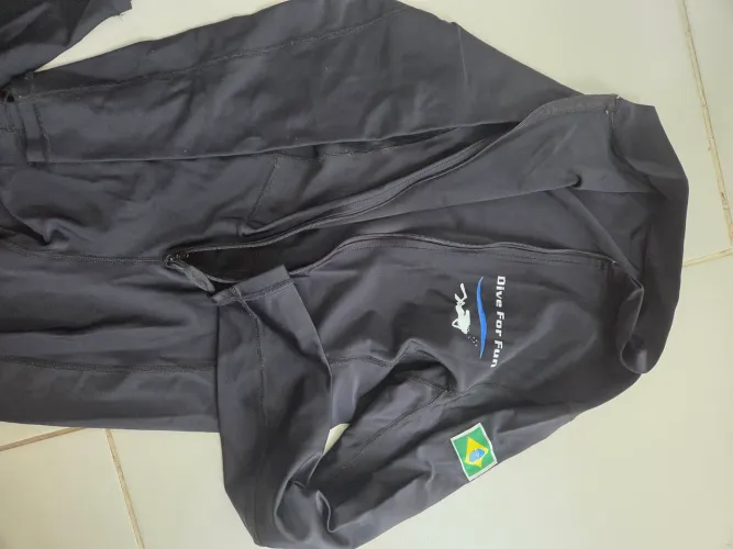Roupa de Lycra Corpo Inteiro Dive For Fun - Mergulho / Surf - Impecável
