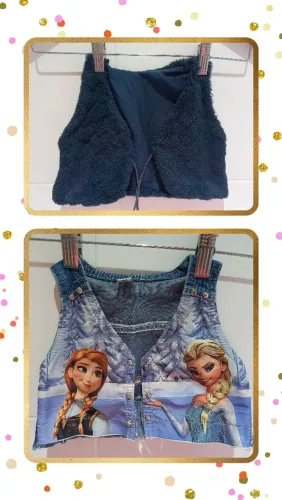 Colete frozen bebê 