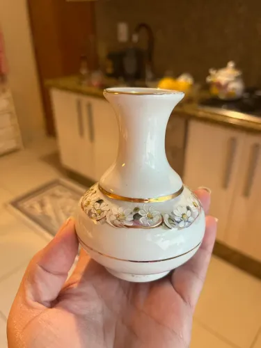 Vasinho antigo pintado a mão